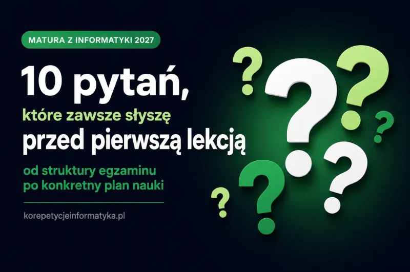 Jak wyglądają korepetycje z informatyki – 10 pytań